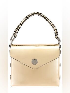 Rag & Bone Micro Atlas Crossbody Bag in Gold